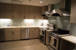 The Ronald McDonald House® at The Children’s Hospital located on the 3rd Floor of Garrison Tower, kitchen pictured.