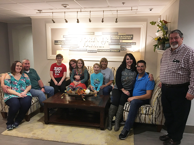 Left to right: Shera and Ryan Porter, Logan Porter, Gabrielle Porter, Kambri Hogan, Cooper Porter, Sharon Hogan, Amanda Hogan, Brad Hogan and Eddie Hogan.