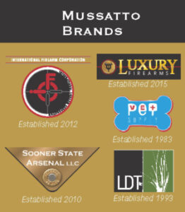 Image of all of the Musatto Brands