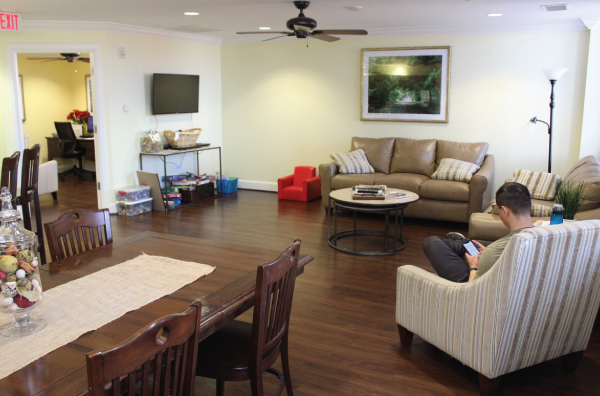 Ronald McDonald family room at Oklahoma Children's Hospital